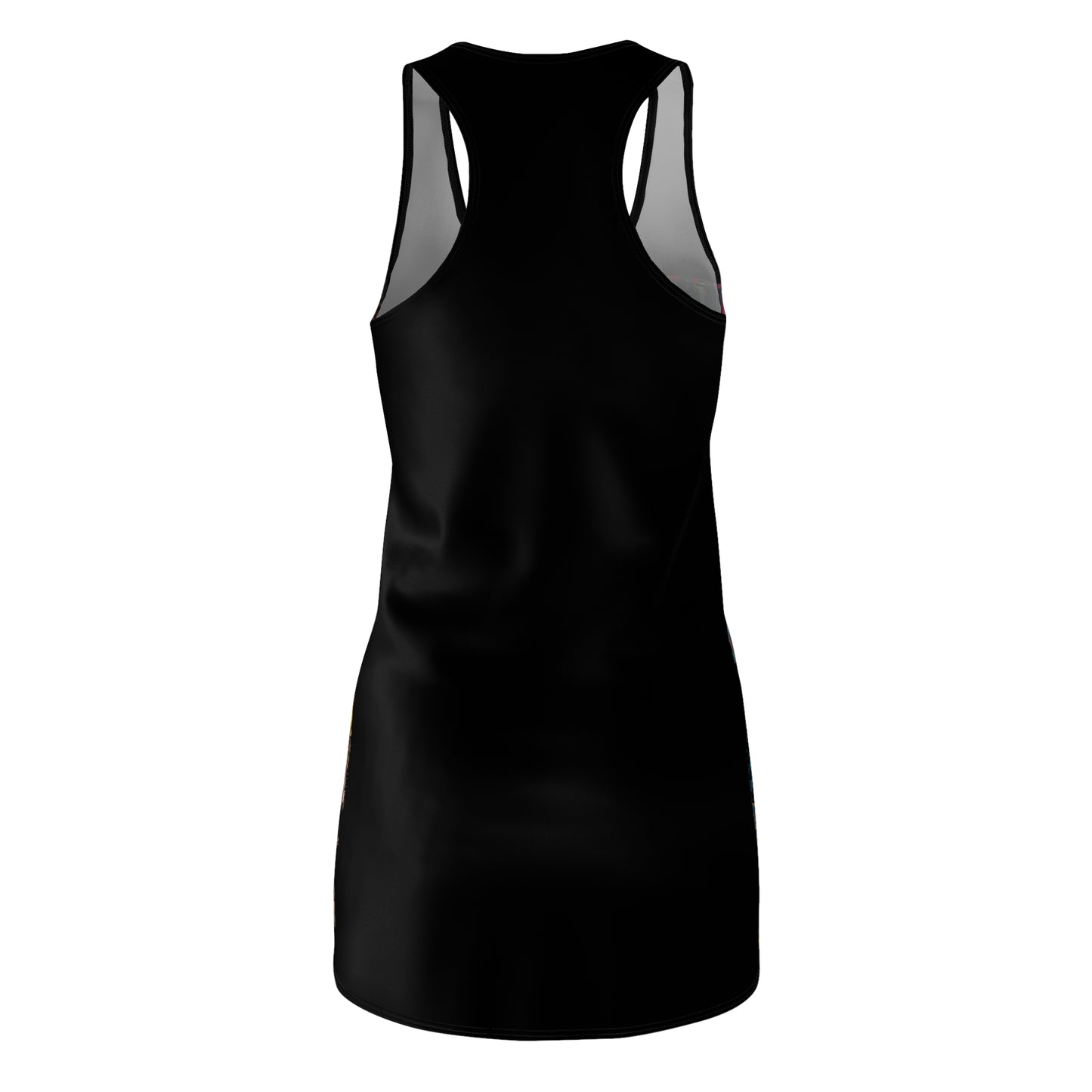 Rebel Vibe Women's Racerback Dress, AOP Summer Dress, Edgy Fashion, Statement Piece, Festival Outfit, Unique Gift Idea