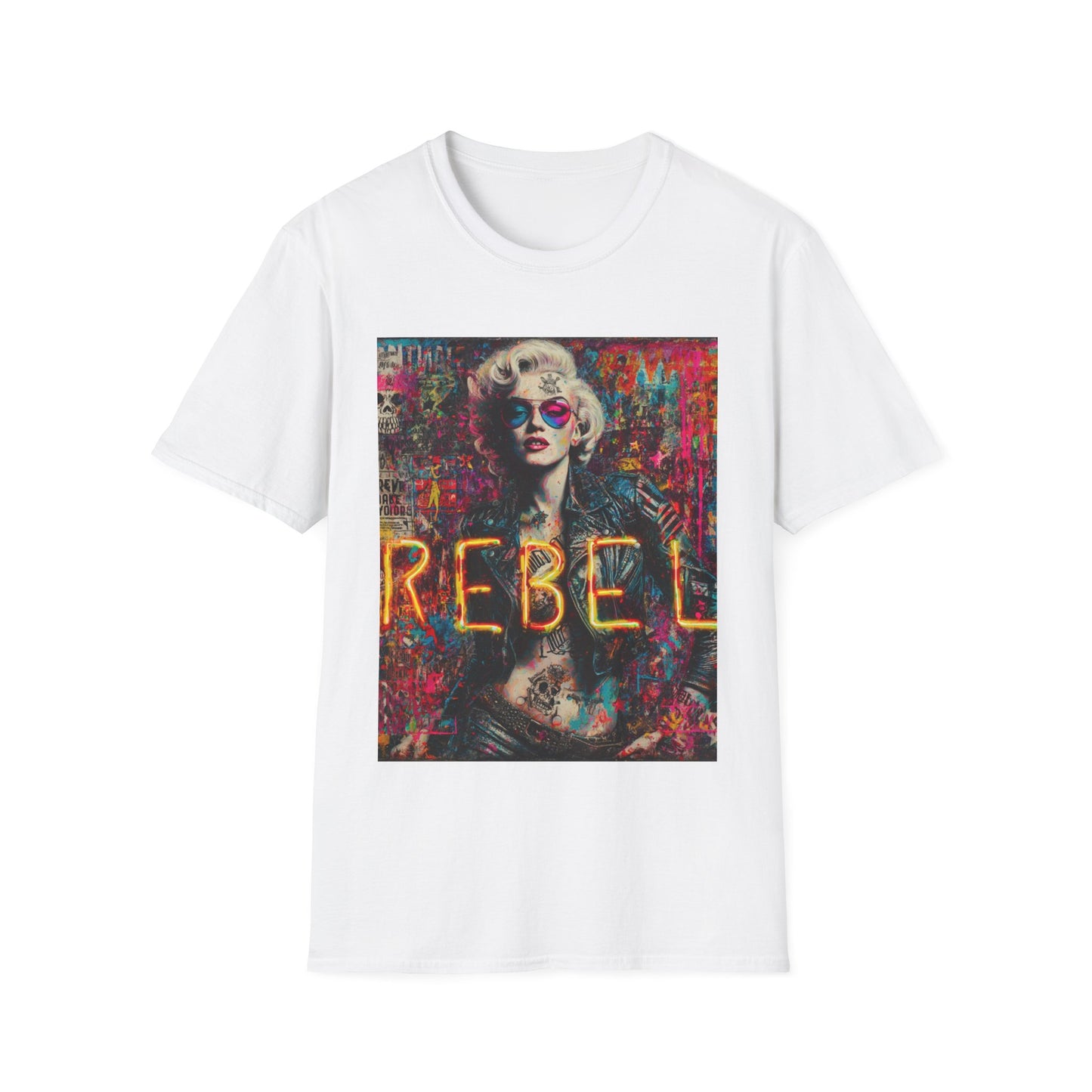 Rebel Vibe Unisex T-Shirt, Edgy Graphic Tee, Rock Style Shirt, Trendy Streetwear Top, Gift for Music Lovers, Alternative Fashion