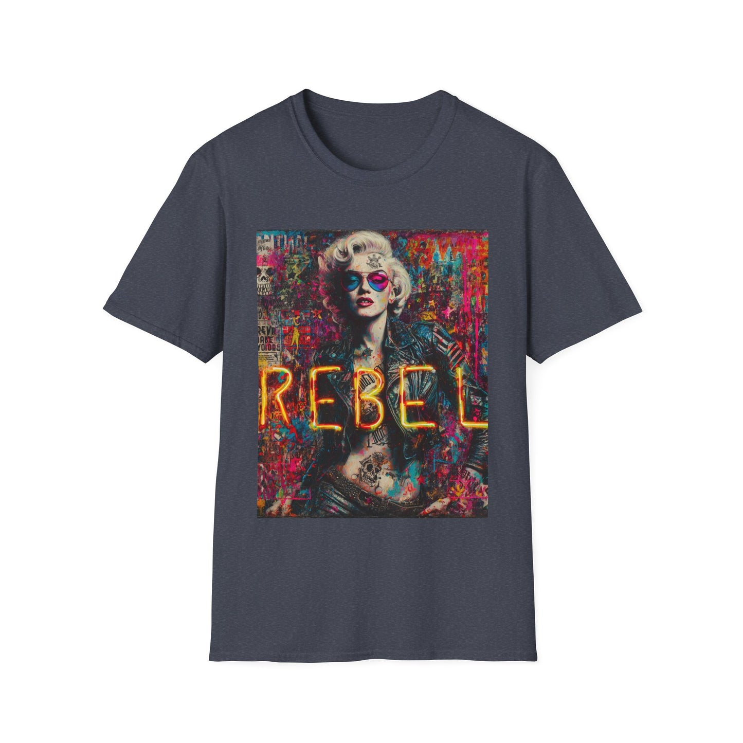 Rebel Vibe Unisex T-Shirt, Edgy Graphic Tee, Rock Style Shirt, Trendy Streetwear Top, Gift for Music Lovers, Alternative Fashion