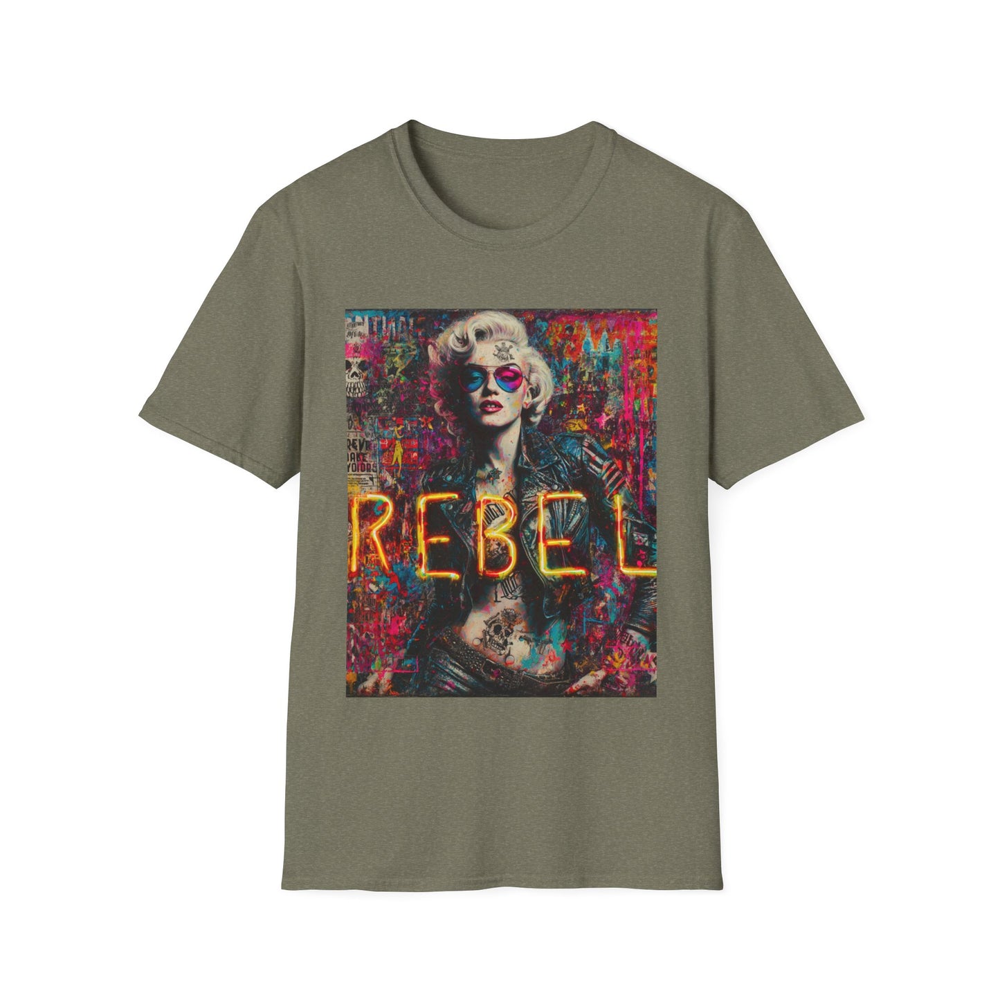 Rebel Vibe Unisex T-Shirt, Edgy Graphic Tee, Rock Style Shirt, Trendy Streetwear Top, Gift for Music Lovers, Alternative Fashion