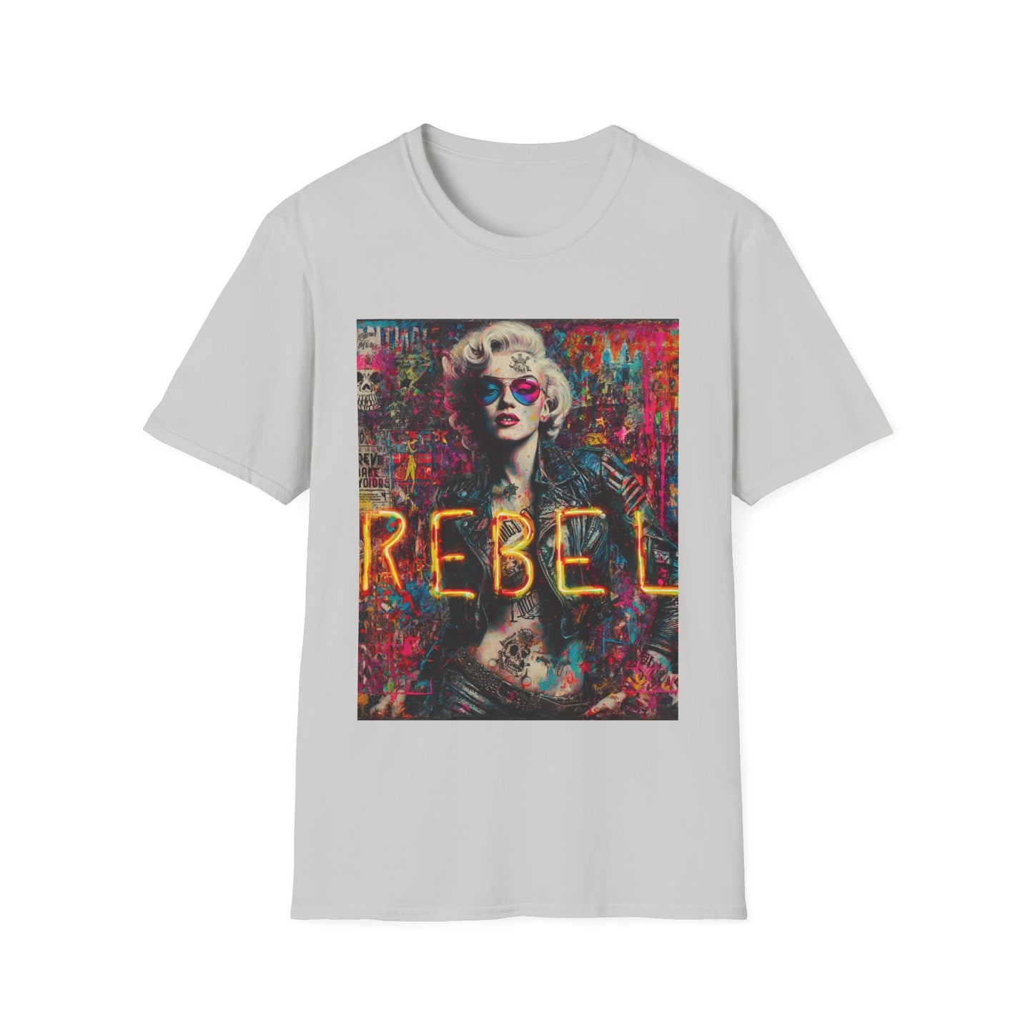 Rebel Vibe Unisex T-Shirt, Edgy Graphic Tee, Rock Style Shirt, Trendy Streetwear Top, Gift for Music Lovers, Alternative Fashion