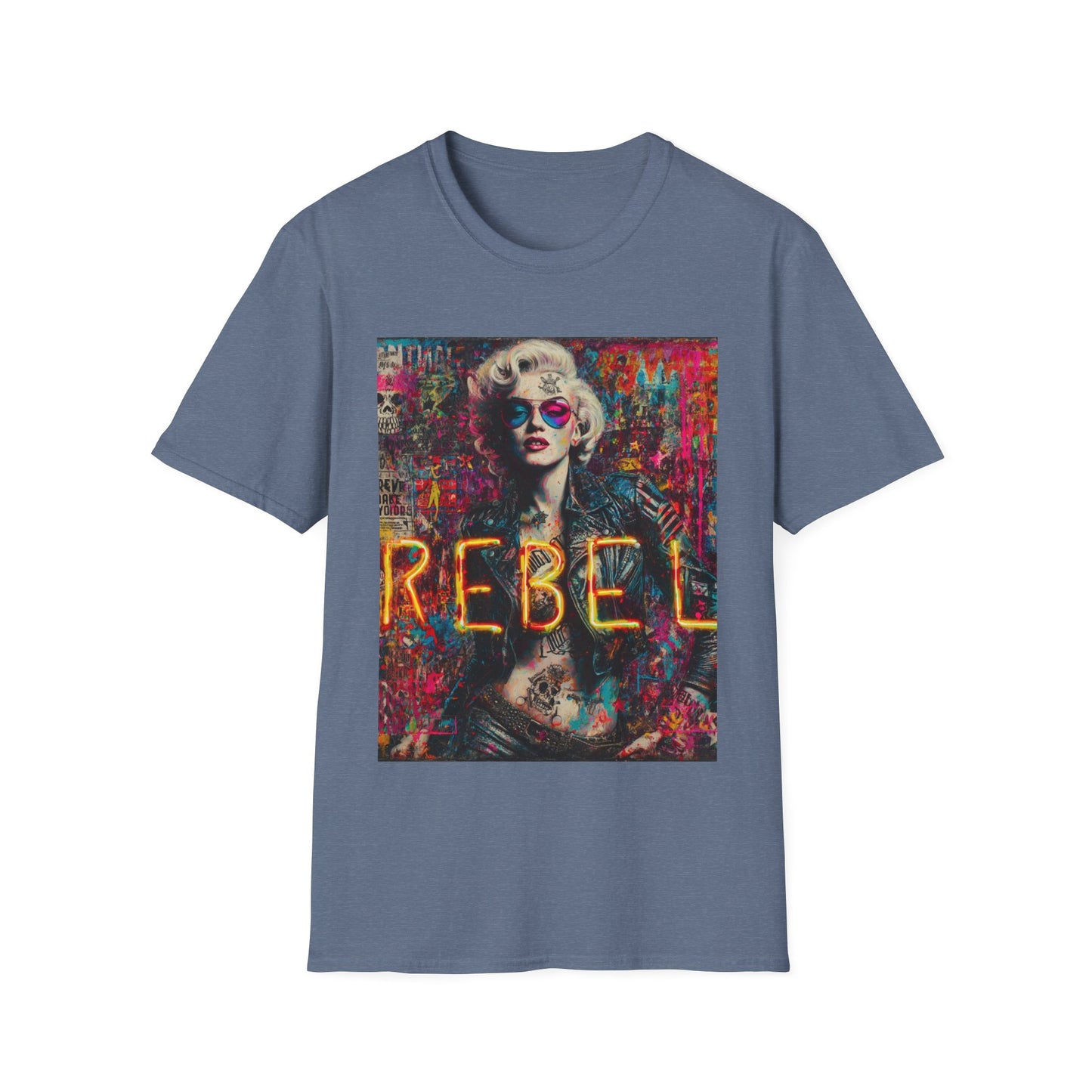 Rebel Vibe Unisex T-Shirt, Edgy Graphic Tee, Rock Style Shirt, Trendy Streetwear Top, Gift for Music Lovers, Alternative Fashion