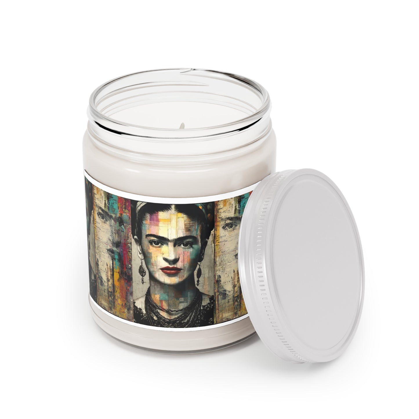 Frida Kahlo inspired Scented Candle | 9oz | Positivity Gift | Home Decor | Aromatherapy | Art Lover's Gift | Unique Candles
