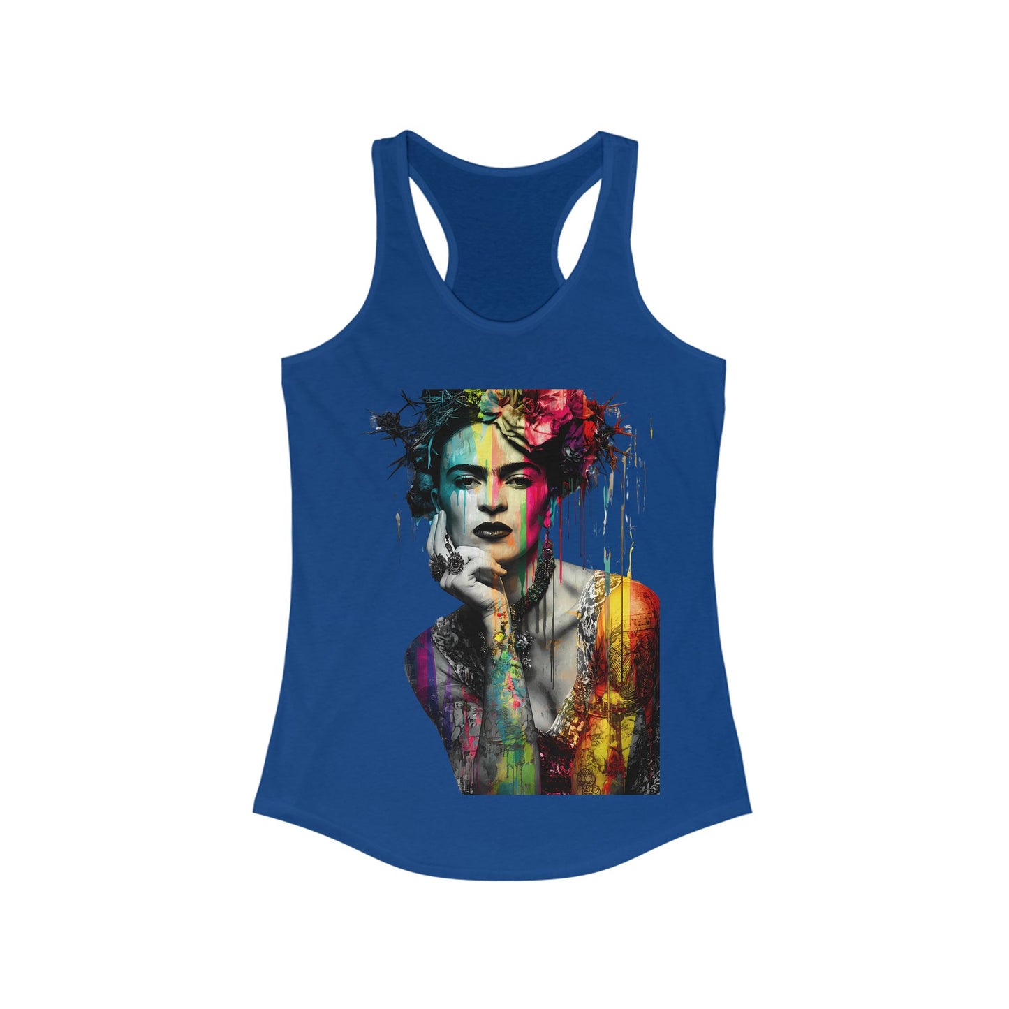 Frida Inspired Empowerment Tank Top, Inspirational Racerback, Women's Art Apparel, Gift for Her, Summer Wardrobe Essential, Fitness Shirt
