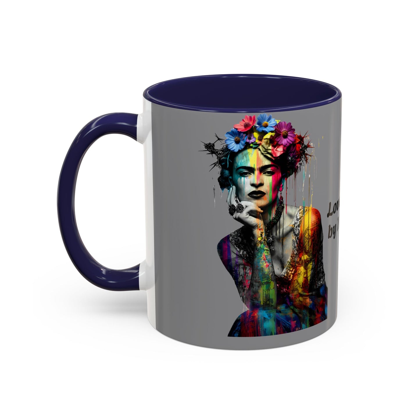 Colorful Frida Kahlo Accent Coffee Mug - Artistic Ceramic Mug for Enthusiasts