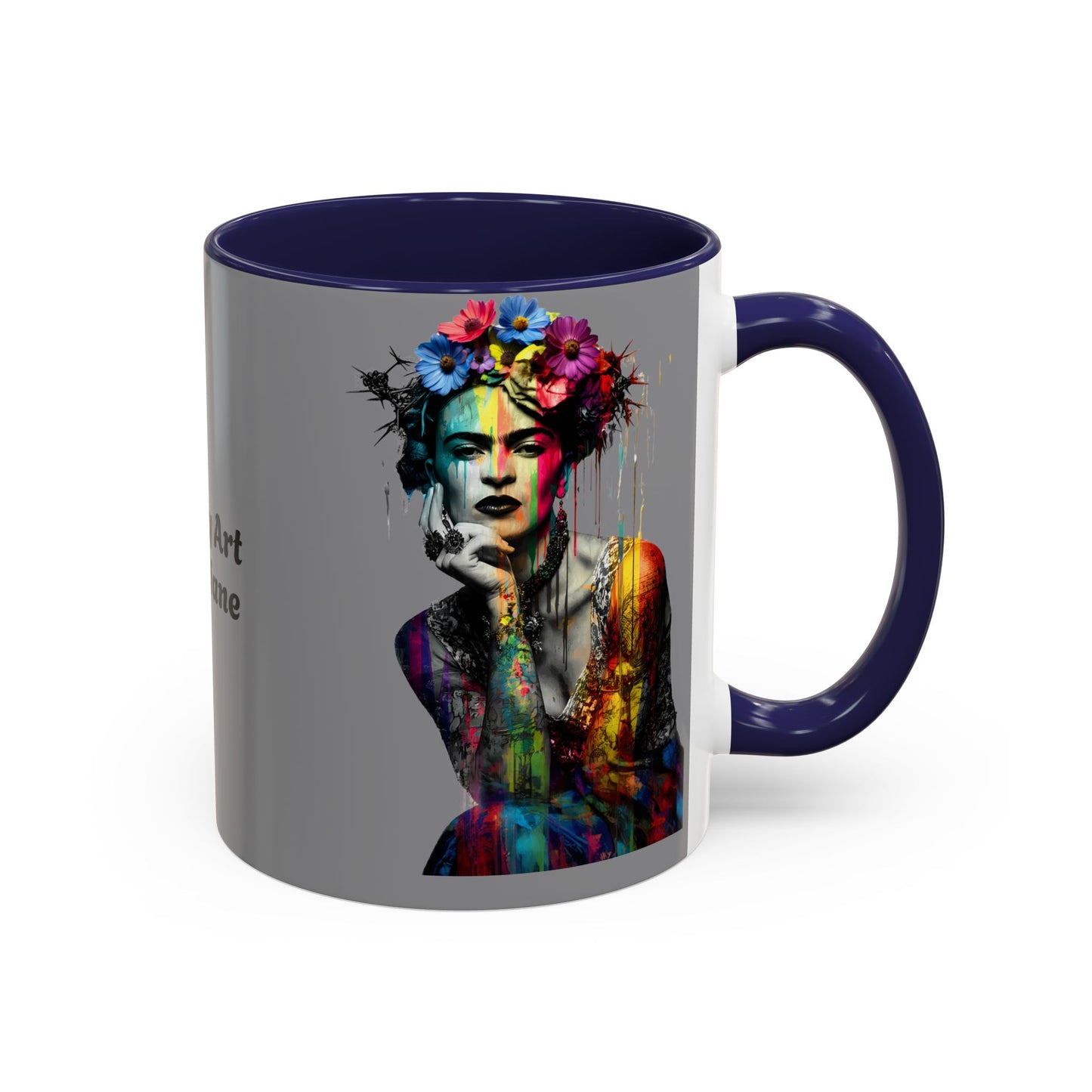Colorful Frida Kahlo Accent Coffee Mug - Artistic Ceramic Mug for Enthusiasts