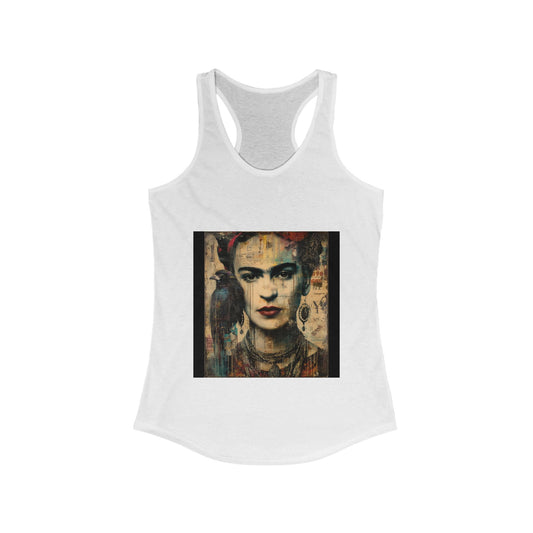 Copy of Frida Kahlo Inspired Women's Racerback Tank Top - Artistic Chic Apparel