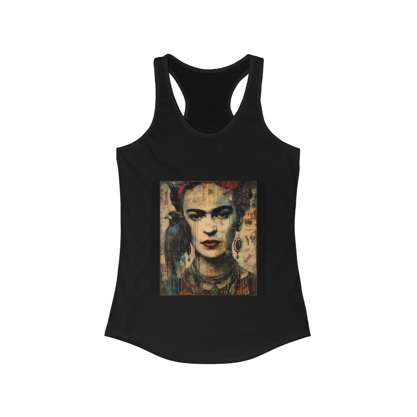 Copy of Frida Kahlo Inspired Women's Racerback Tank Top - Artistic Chic Apparel