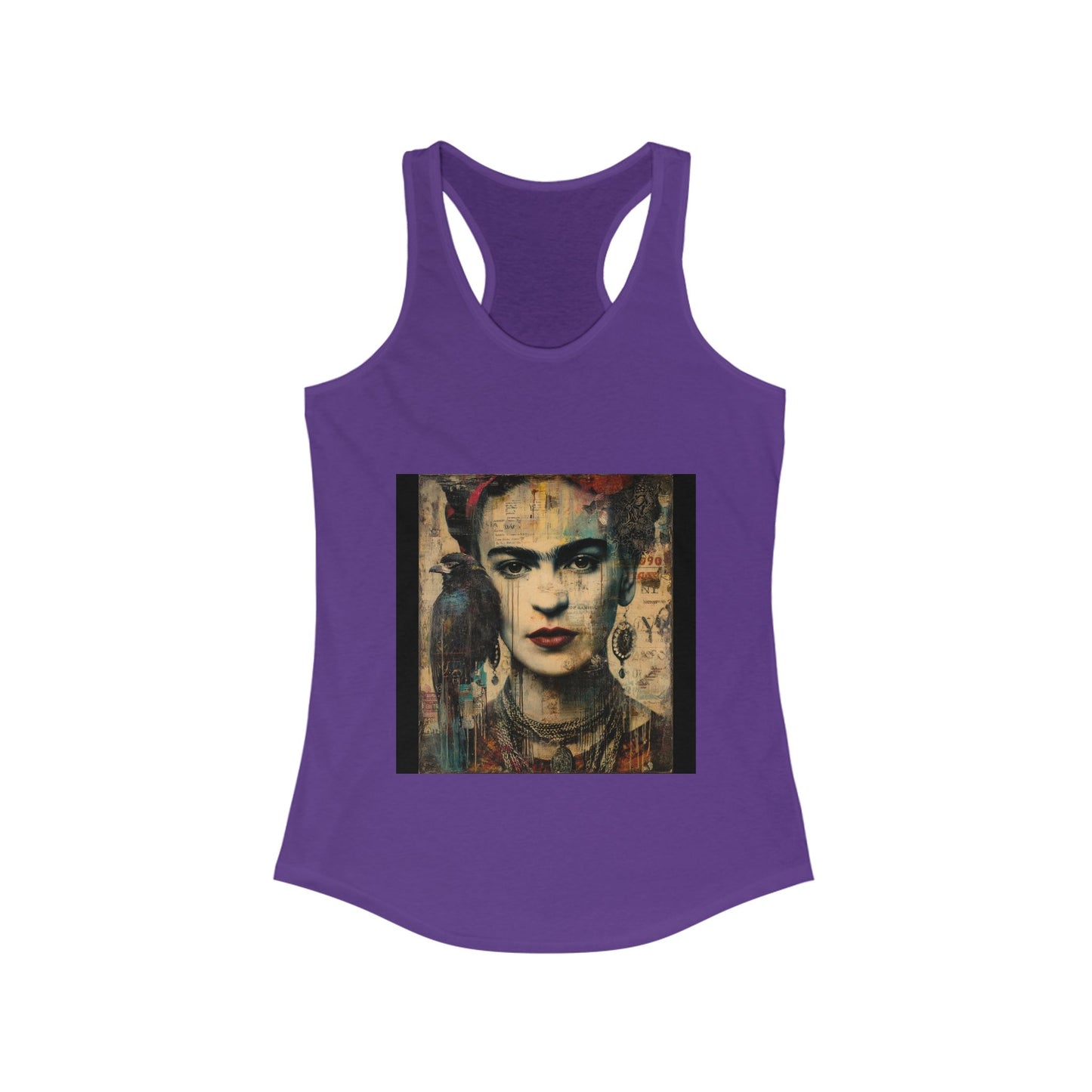 Copy of Frida Kahlo Inspired Women's Racerback Tank Top - Artistic Chic Apparel