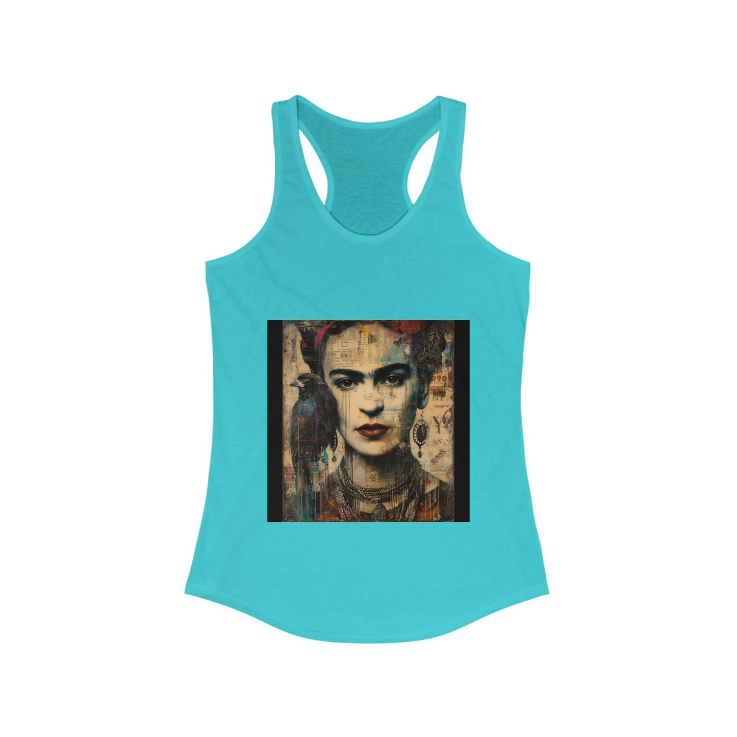 Copy of Frida Kahlo Inspired Women's Racerback Tank Top - Artistic Chic Apparel
