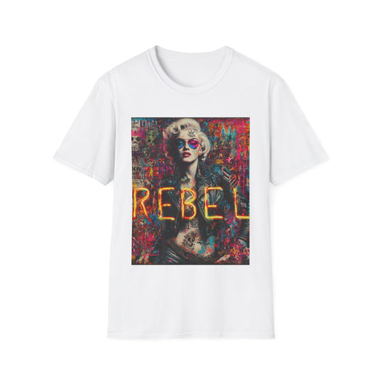 Rebel Vibe Unisex T-Shirt, Edgy Graphic Tee, Rock Style Shirt, Trendy Streetwear Top, Gift for Music Lovers, Alternative Fashion