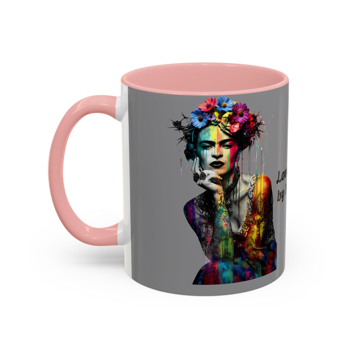 Colorful Frida Kahlo Accent Coffee Mug - Artistic Ceramic Mug for Enthusiasts
