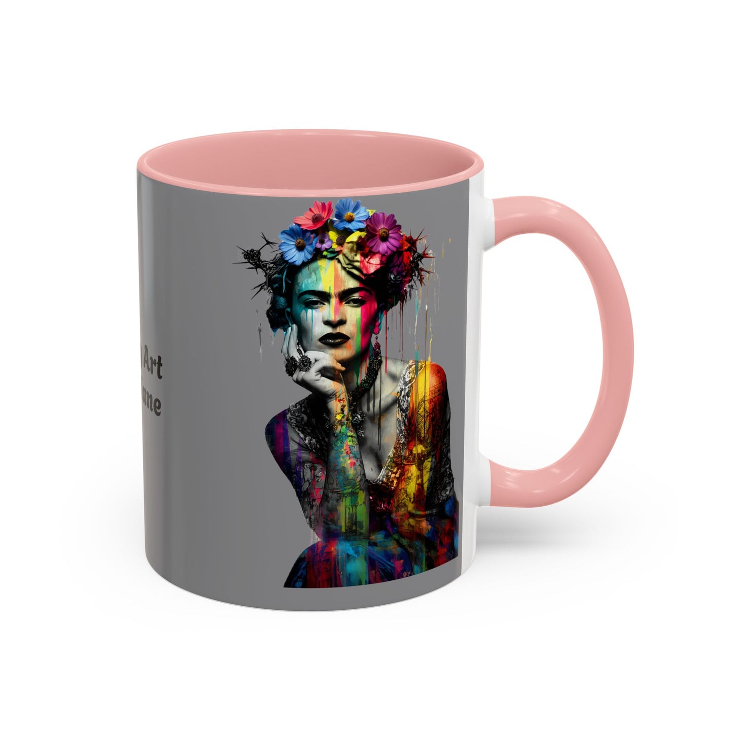 Colorful Frida Kahlo Accent Coffee Mug - Artistic Ceramic Mug for Enthusiasts