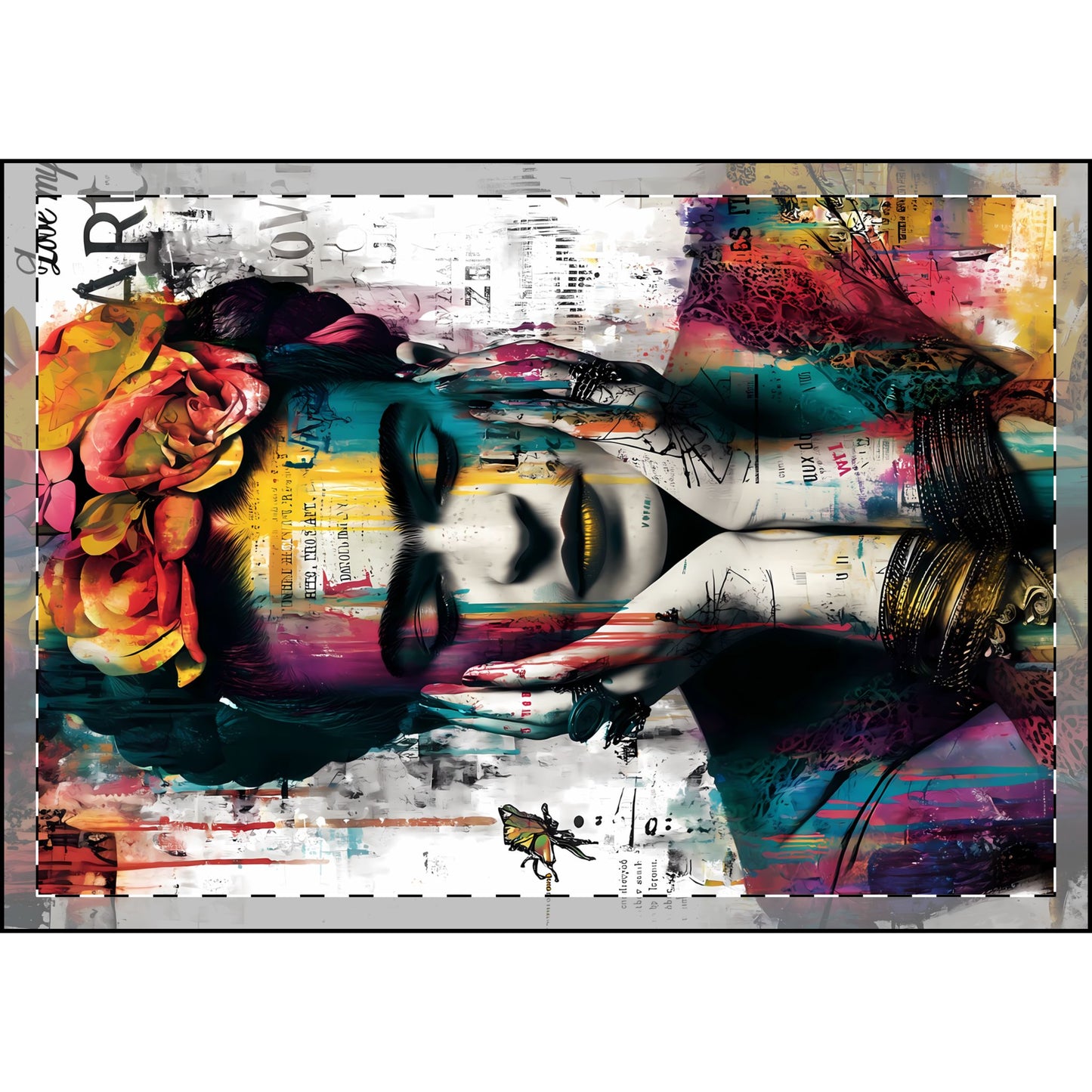 Frida Kahlo inspired - Vibrant Art-Inspired Plush Blanket, Cozy Throw Blanket for Home Decor, Ideal Gift for Art Lovers, Comfortable Sofa Accessory, Unique [...]