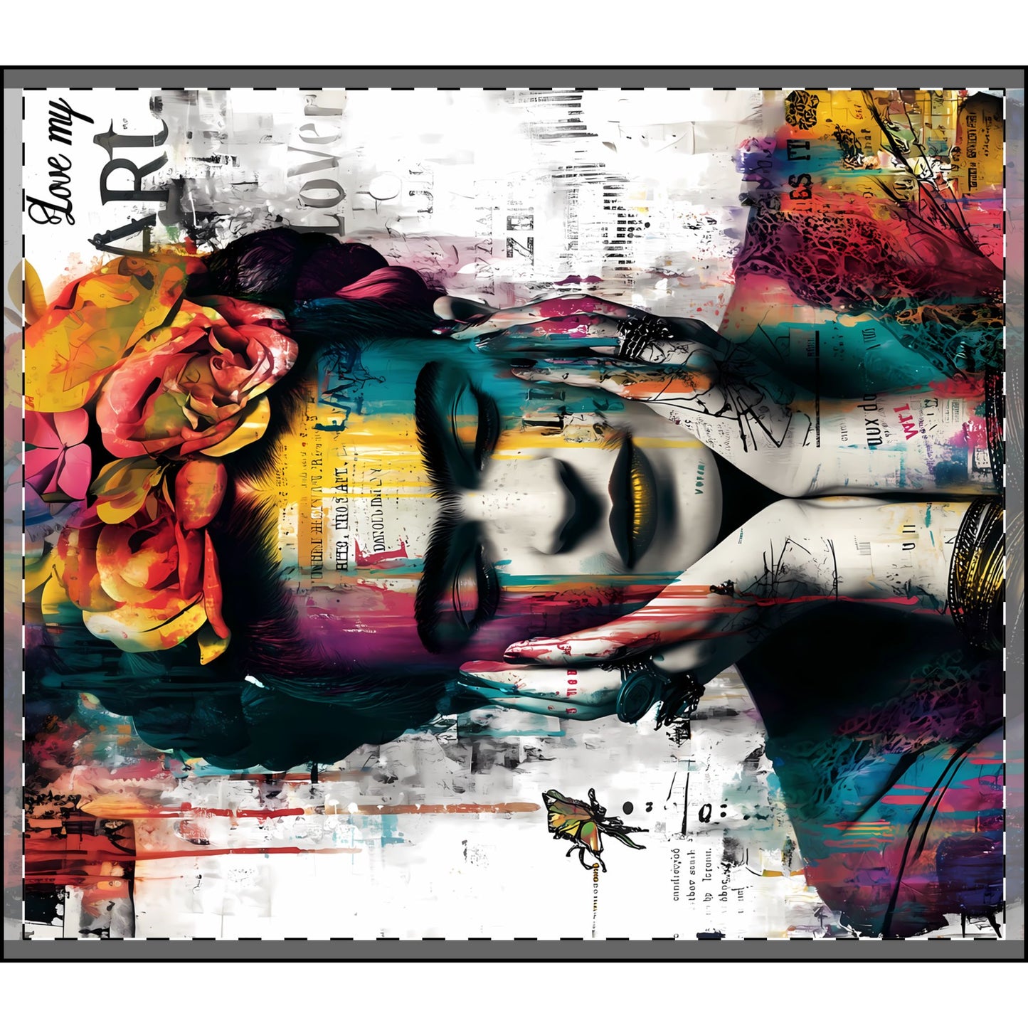 Frida Kahlo inspired - Vibrant Art-Inspired Plush Blanket, Cozy Throw Blanket for Home Decor, Ideal Gift for Art Lovers, Comfortable Sofa Accessory, Unique [...]