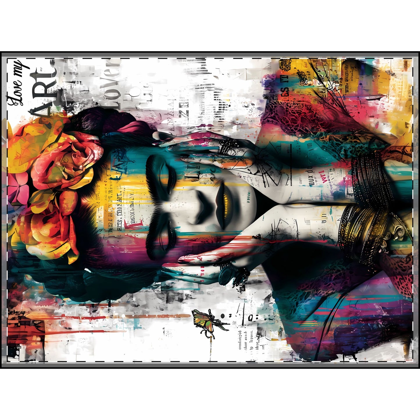 Frida Kahlo inspired - Vibrant Art-Inspired Plush Blanket, Cozy Throw Blanket for Home Decor, Ideal Gift for Art Lovers, Comfortable Sofa Accessory, Unique [...]