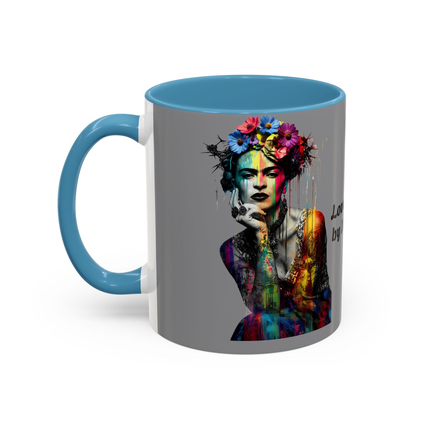 Colorful Frida Kahlo Accent Coffee Mug - Artistic Ceramic Mug for Enthusiasts